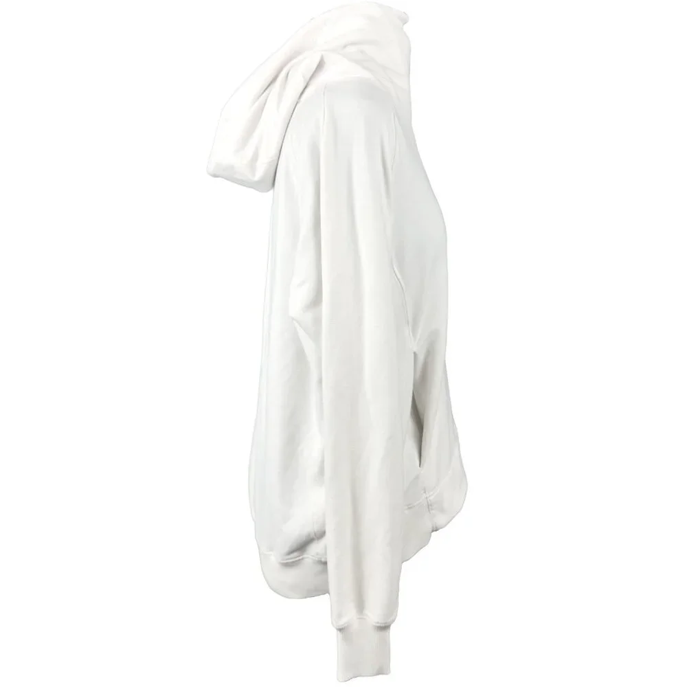 INDYEVA Timea II White Hooded Tunic Pullover Sweatshirt Women's L/G - Picture 3 of 8